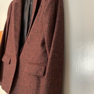 Herringbone Wool Blazer